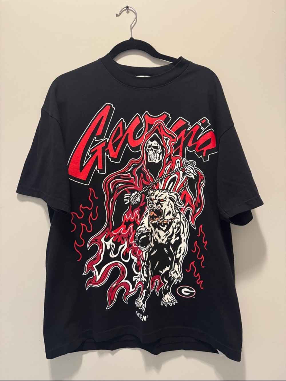 Warren Lotas x UGA | LIKE NEW | Sic Em Tee "Black"
